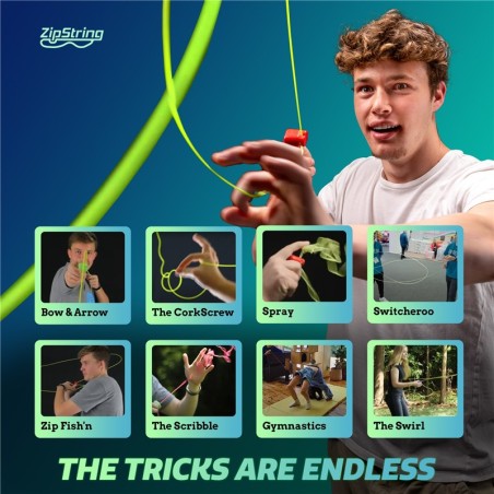 2432 ZipString Rock`it Red